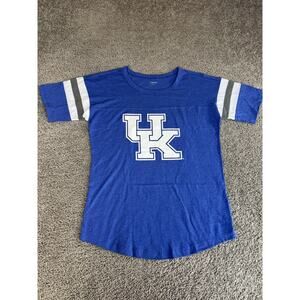 University Of Kentucky Shirt Womens L Blue NCAA Basketball Captivating Apparel